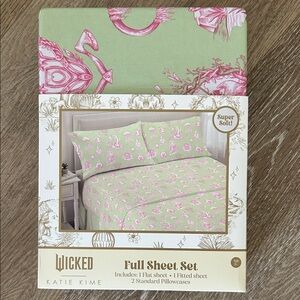 Wicked Katie Kime 4 Piece Sheet Set Size FULL